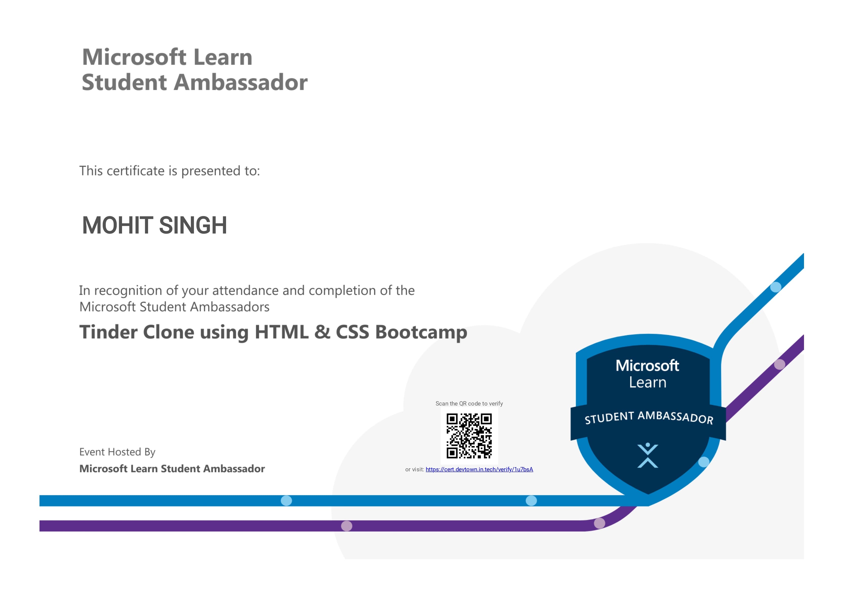 Tinder Clone Bootcamp - Microsoft Learn Student Ambassador